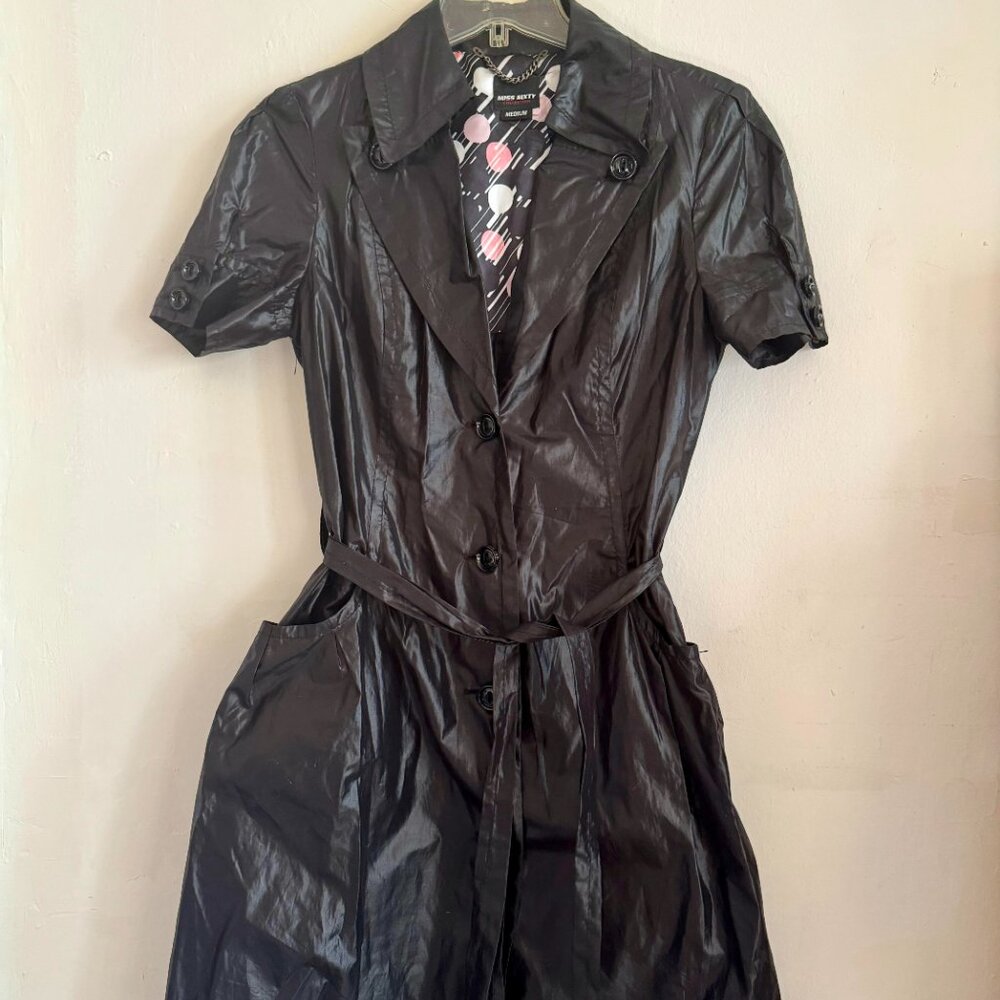 Vintage Miss Sixty Black Shirt Dress